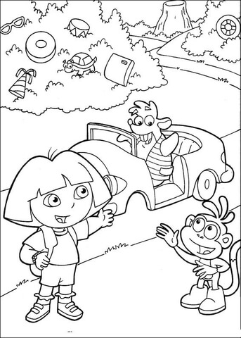 A New Car  Coloring Page